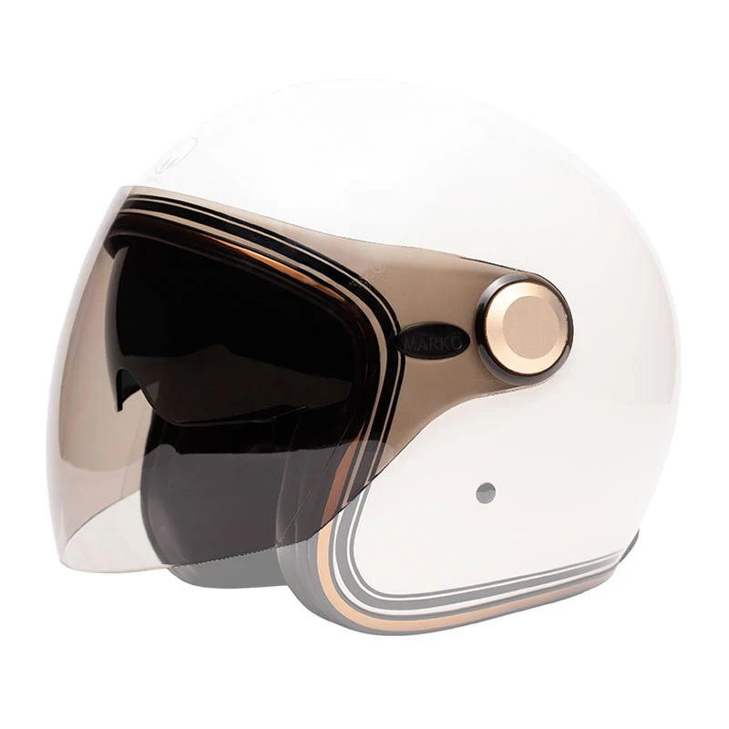 Visière longue pour casque jet Boréal | Mârkö