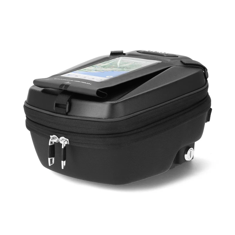 Sacoche Réservoir SHAD E09CL Pro — 5→8L Click System Extensible Double Serrure