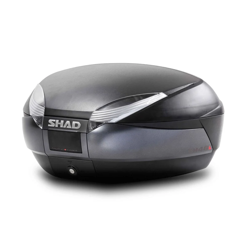 Top Case SHAD SH48 Gris Foncé — Top Case Moto 48L Premium