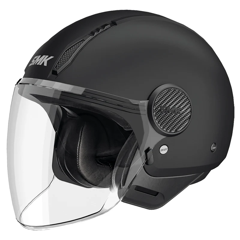 SMK CASCO JET LAMINAR NEGRO MATE (MA200)
