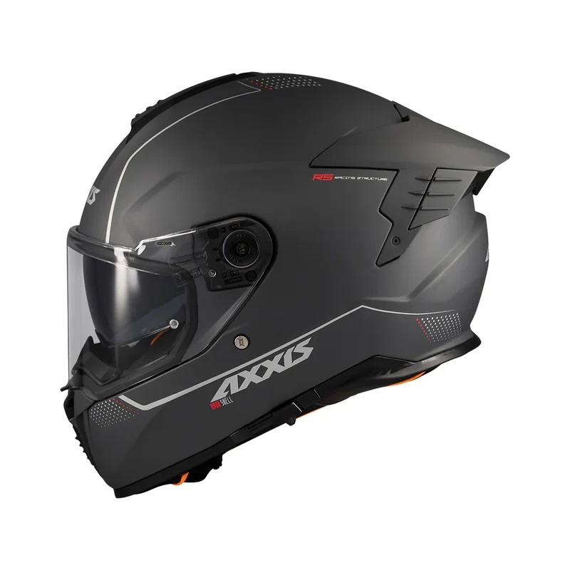 AXXIS FF122SV HAWK SV EVO SOLID A2 CASCO DE MOTO TITANIUM MATE