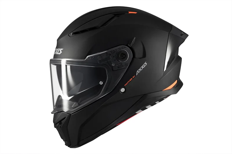 AXXIS FF130SV PANTHER SV SOLID A1 CASCO DE MOTO NEGRO BRILLO