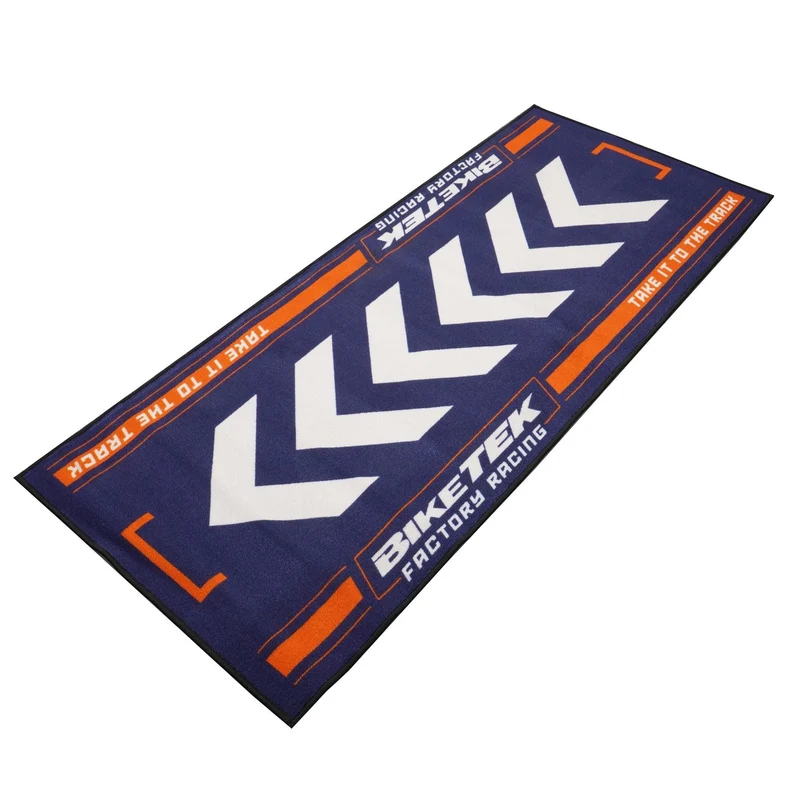 Tapis de Sol Moto Orange 190x80cm — Environnemental Paddock KTM & Enduro