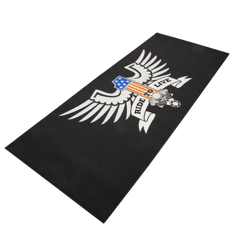 Tapis de Sol Moto American Eagle 250x100cm — Environnemental Custom Paddock