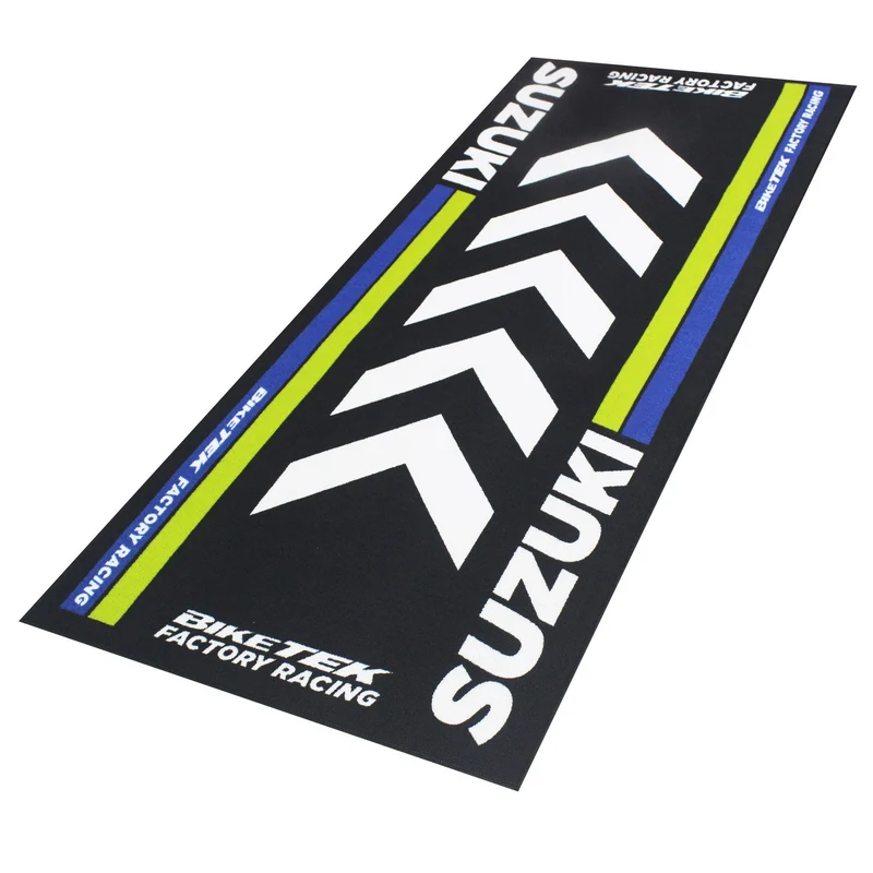 Tapis de Sol Moto Suzuki 190x80cm — Environnemental Garage & Paddock