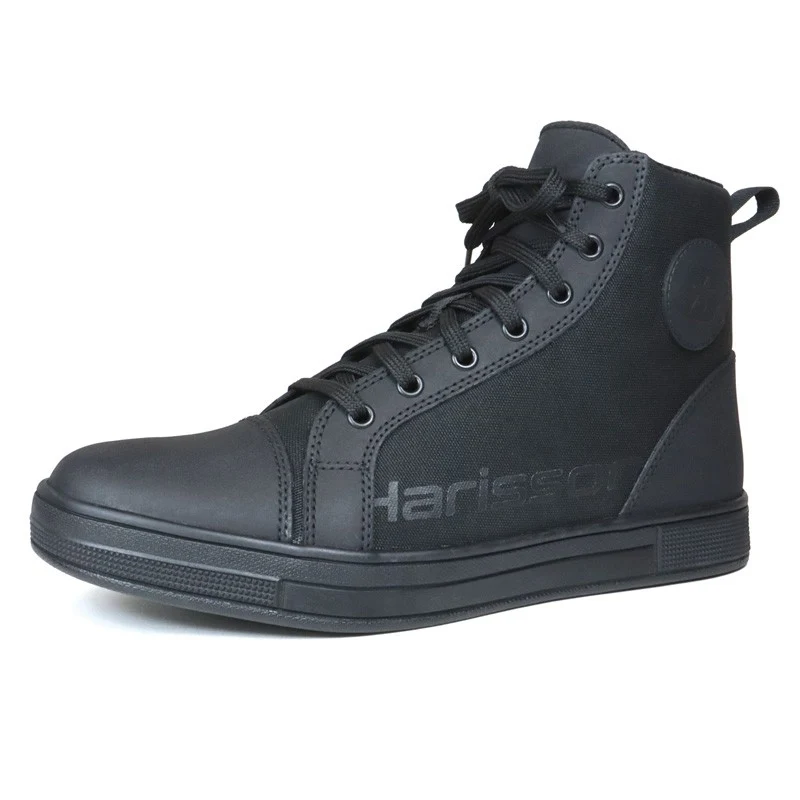 Chaussure Moto Homme Curtis Full Black — Canvas CE