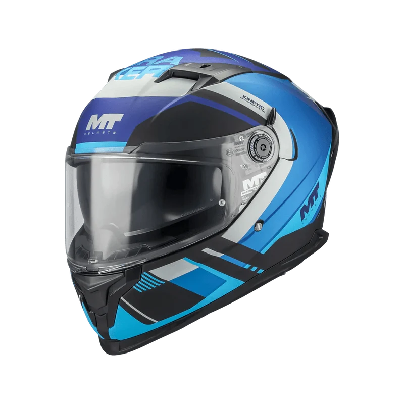 Casque Intégral MT Braker SV Inception Mat Noir/Bleu— ECE 22.06