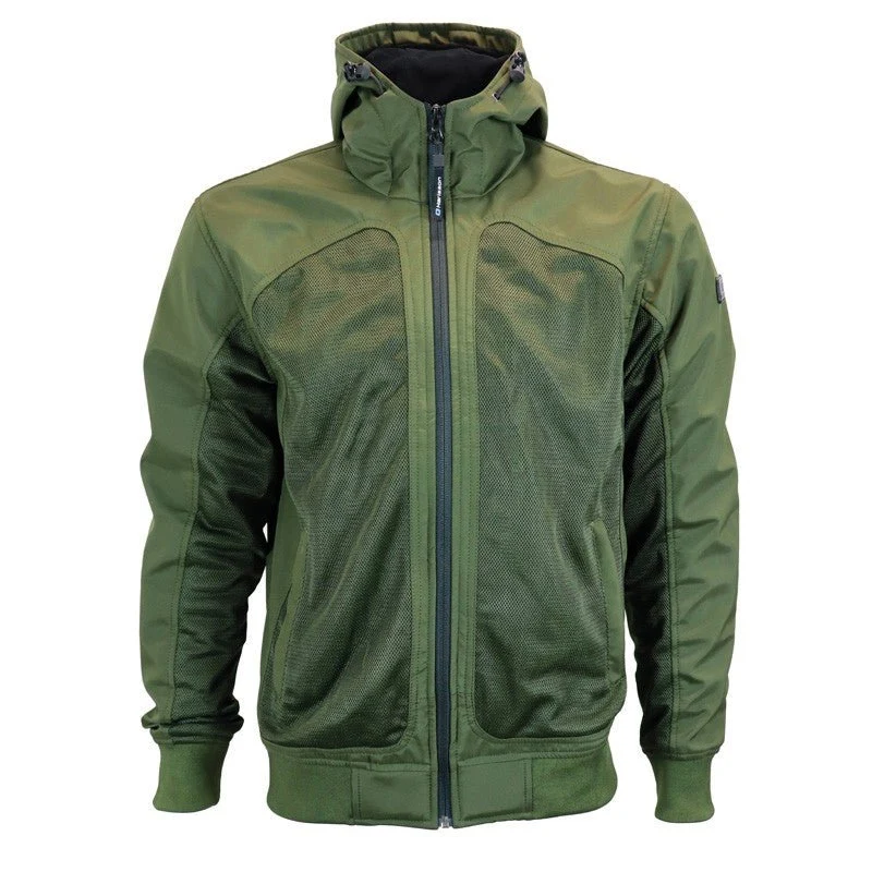 Veste Moto Mesh Ventilé Homme Harisson Carter Kaki CE