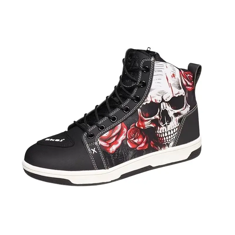 Basket Moto Skull & Roses Montante | URBANDARK™