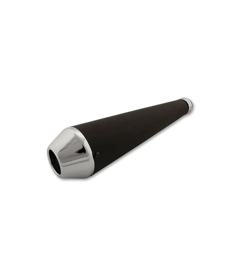 Scarico Moto Universale "Megaton" Nero/Silver