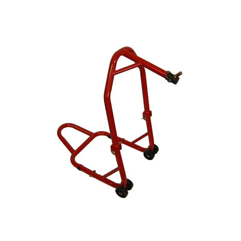 Béquille avant moto sous té de fourche
