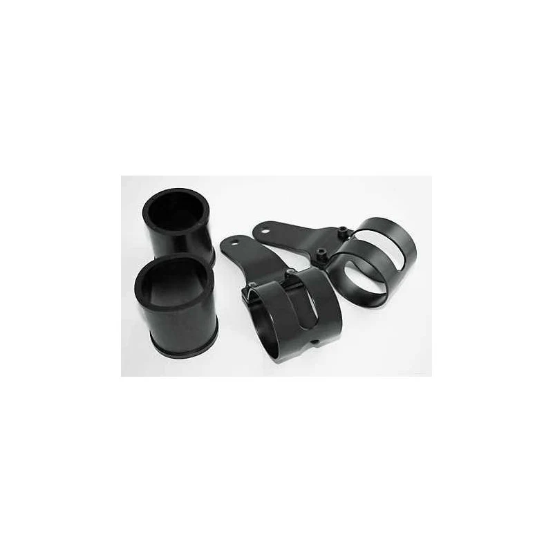 Pattes de phare collier Ø 53-57 mm noires ou chrome