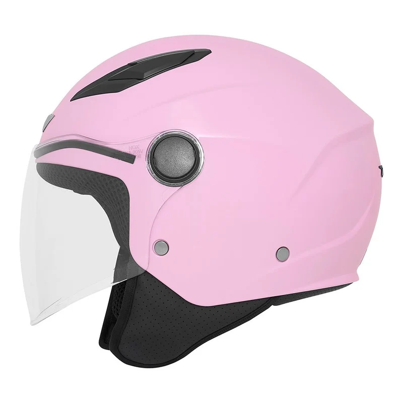 Casque Moto Jet N710 Rose | NOX