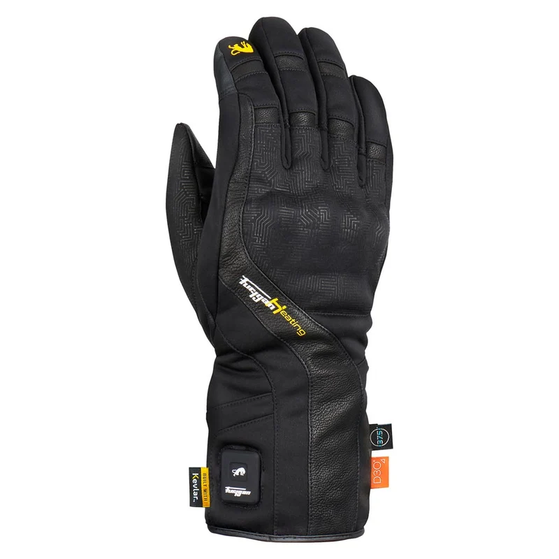 Gants Moto Cuir Femme Furygan HEAT X Kevlar LADY Noir | Hiver