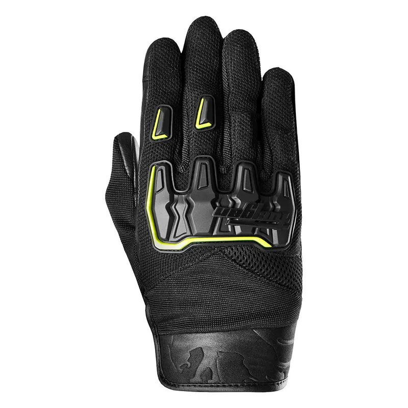 Gants Moto Cuir Homme Furygan SHADE Noir-Jaune Noir-Jaune | Été