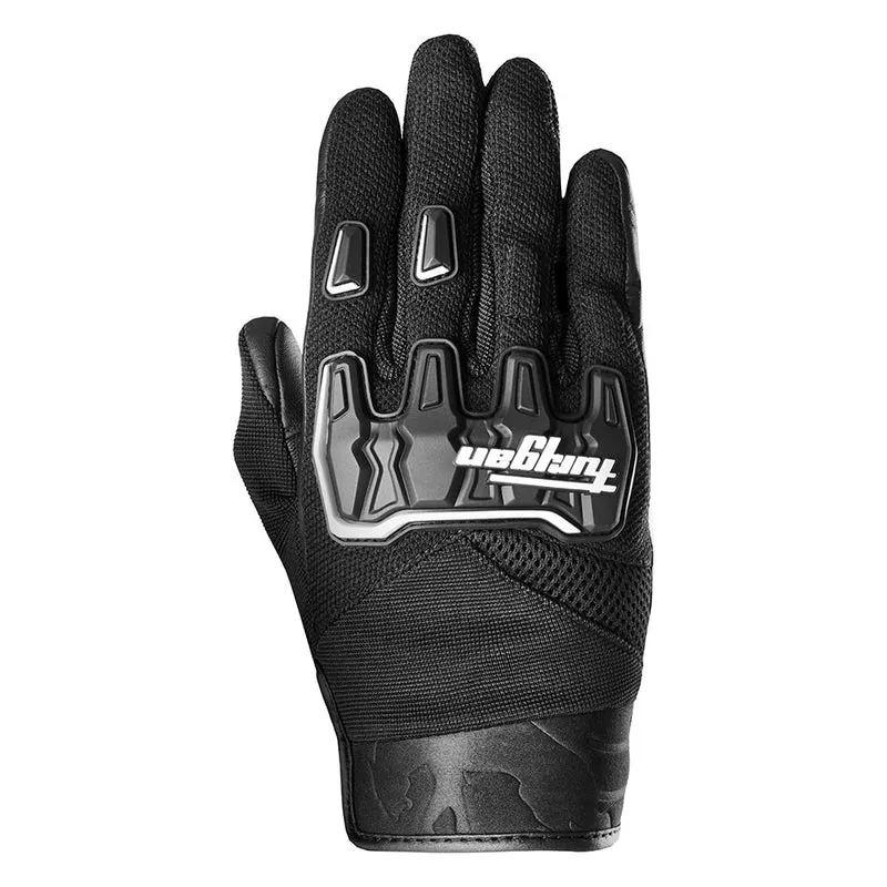 Gants Moto Cuir Homme Furygan SHADE Noir-Blanc | Été