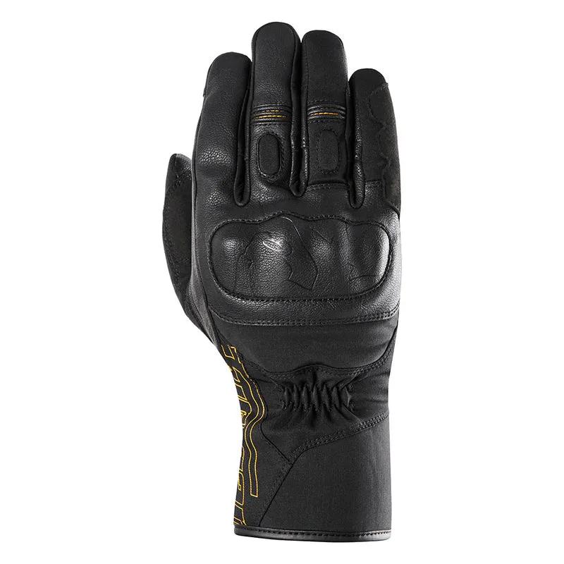 Gants Moto Cuir Femme Furygan OSLO D3O® PRIMALOFT® LADY Noir-Or | Hiver
