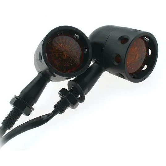 Clignotants Racer noir LED