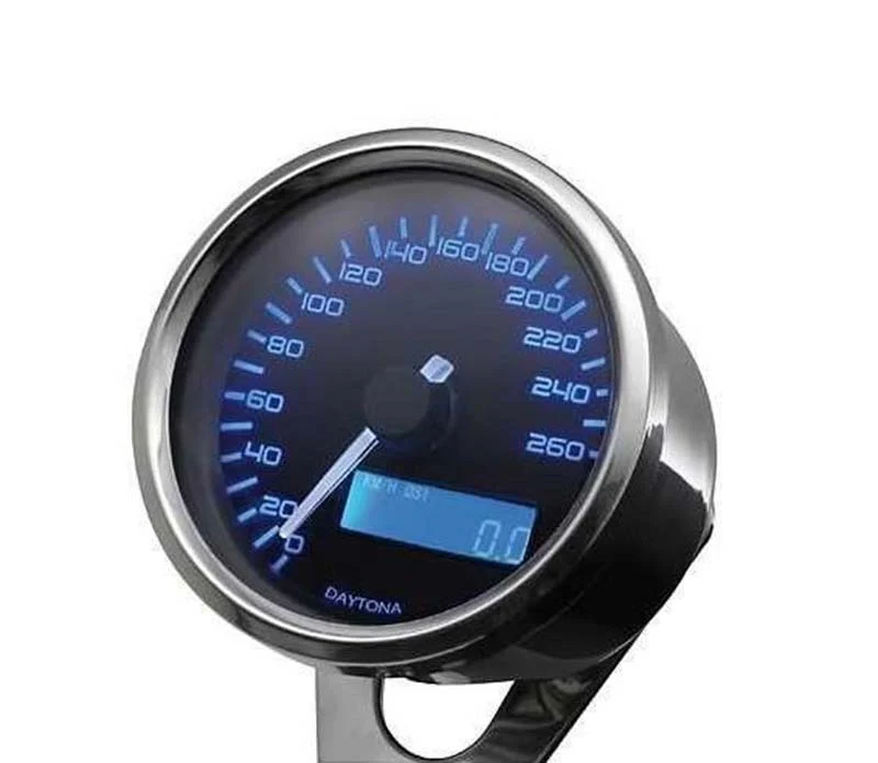 Compteur VELONA60 260 km/h - CHROME | Daytona
