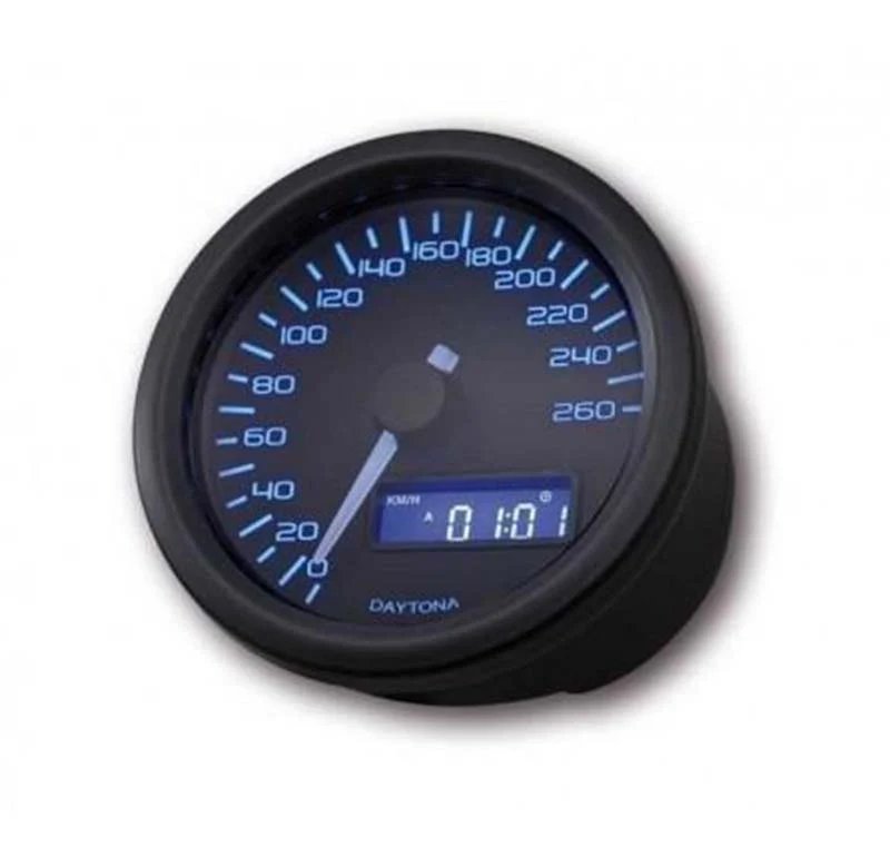 Compteur VELONA60 260 km/h - Noir | Daytona