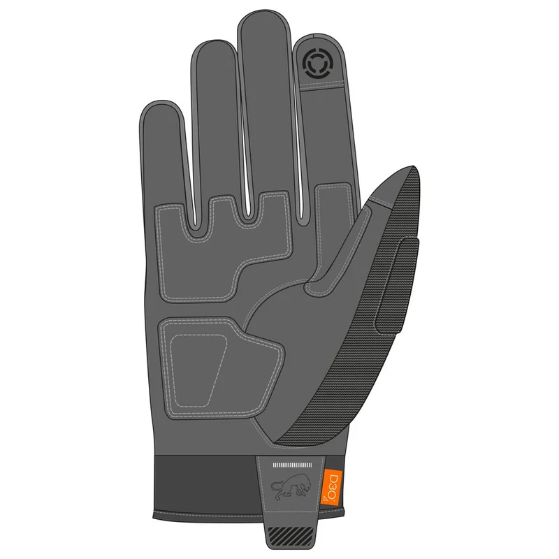 Gants Moto Cuir Femme Furygan JET LADY D3O® EVO Noir-Blanc | Été