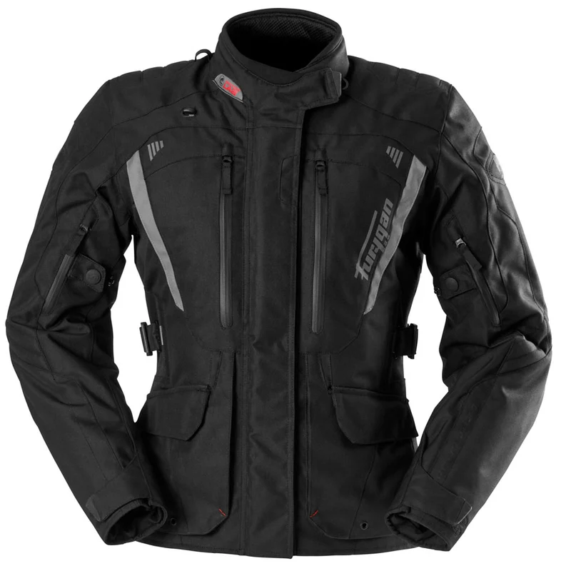 Blouson Moto Femme Furygan APALACHES LADY EVO Noir-Gris — CE AA