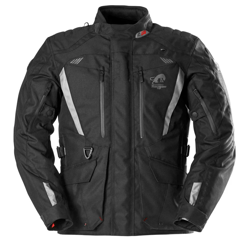 Blouson Moto Homme Furygan APALACHES EVO Noir-Gris — CE AA