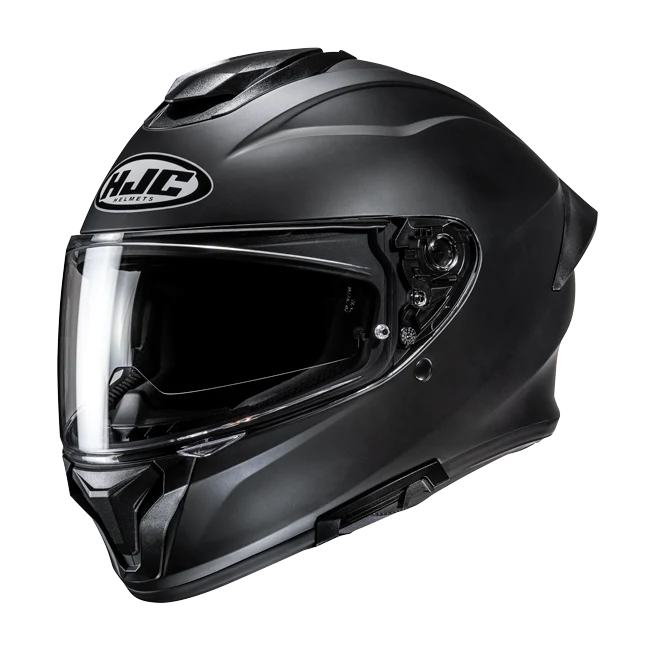 HJC C71 SOLID UNI CASCO INTEGRAL DE MOTO SEMI MATE NOIR NEGRO
