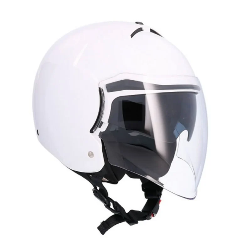 SHIRO TOKIO SH-64 MASTER CASCO DE MOTOCICLETA BLANCO