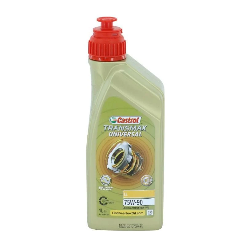HUILE DE TRANSMISSION CASTROL 75W90 TRANSMAX UNIVERSAL LL (1 L) 100% SYNTHETIQUE