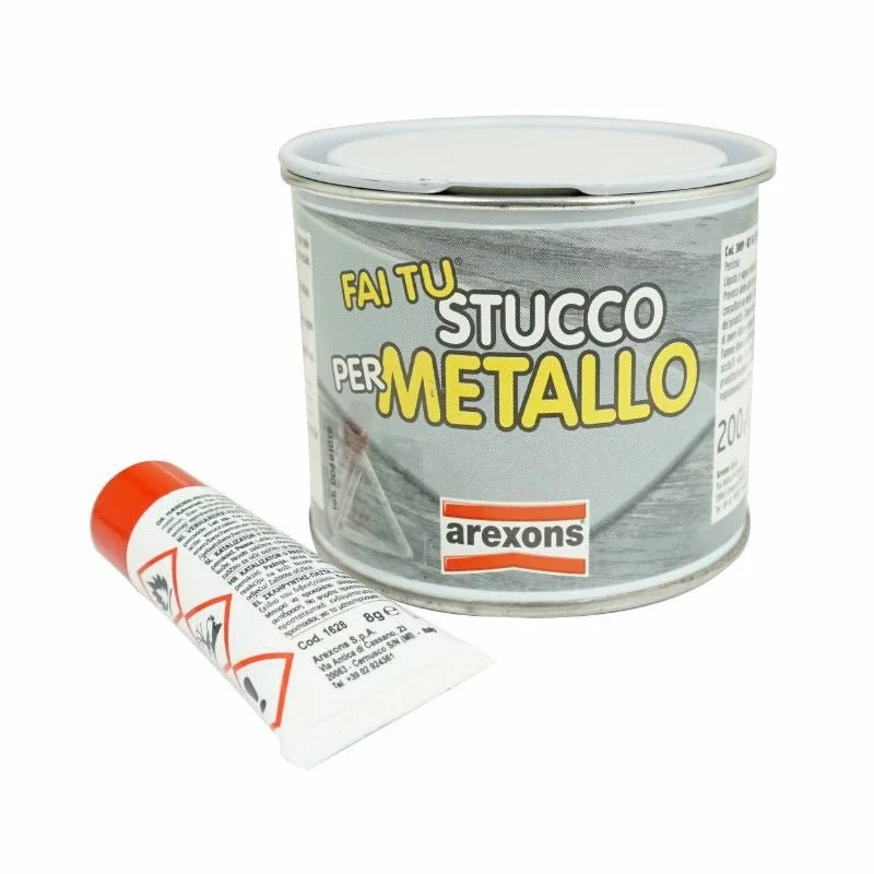 MASTIC CARROSSERIE ALU/METAL AREXONS AVEC DURCISSEUR (200g)