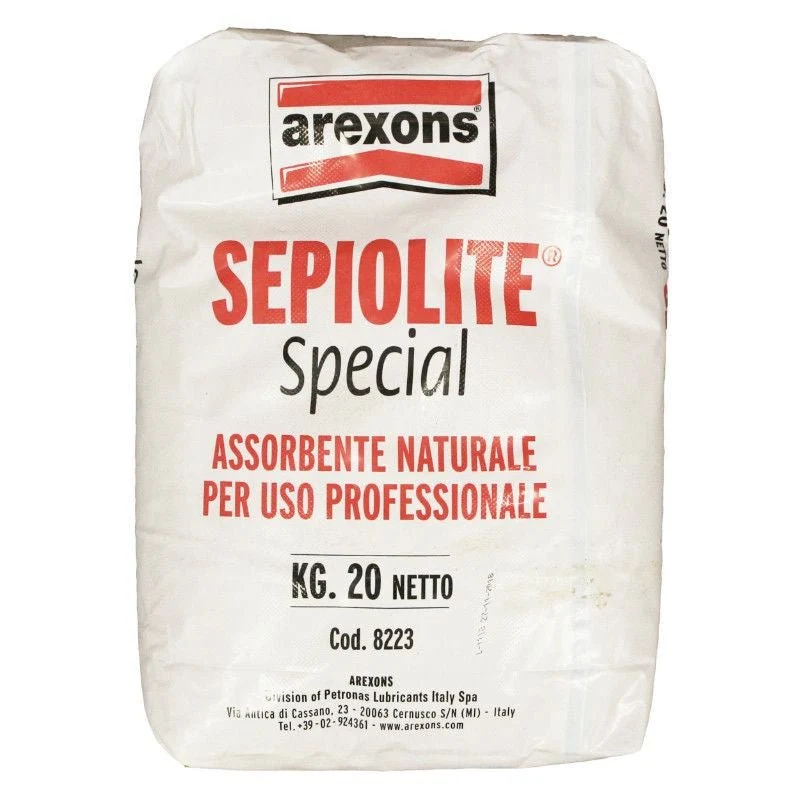 ABSORBANT AREXONS POUR HUILE, PRODUIT CHIMIQUE, EAU (20Kg DE GRANULES)