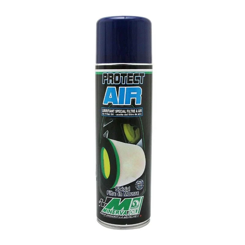LUBRIFIANT/PROTECTION FILTRE MINERVA MOTO PROTECT AIR (IMPERMEABILISANT SUPER ADHESIF) (LIQUIDE 500 ml)