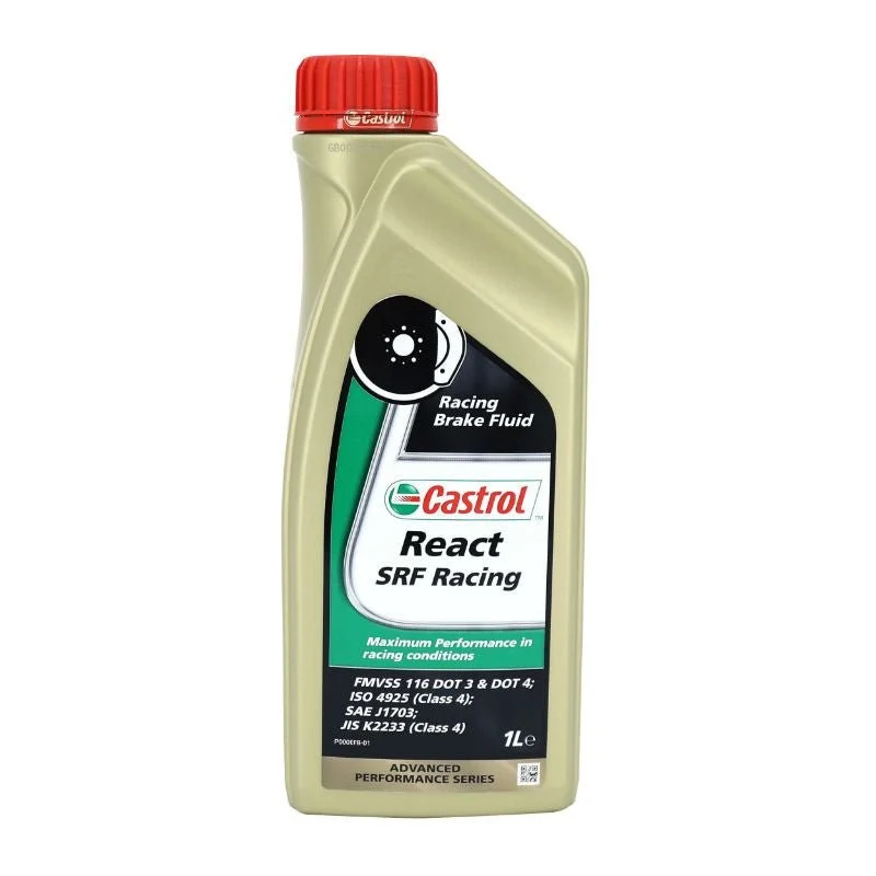LIQUIDE DE FREIN CASTROL REACT SRF RACING (1L) 100% SYNTHETIQUE COMPETITION