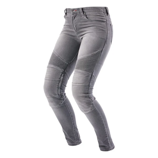 Pantalon Moto Femme Furygan PURDEY EVO SLIM Gris — CE A | Été