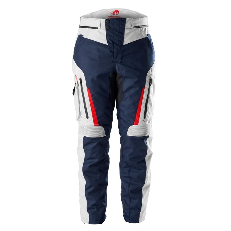 Pantalon Moto Homme Furygan KILLINGTON Bleu-Pearl-Rouge — CE AA