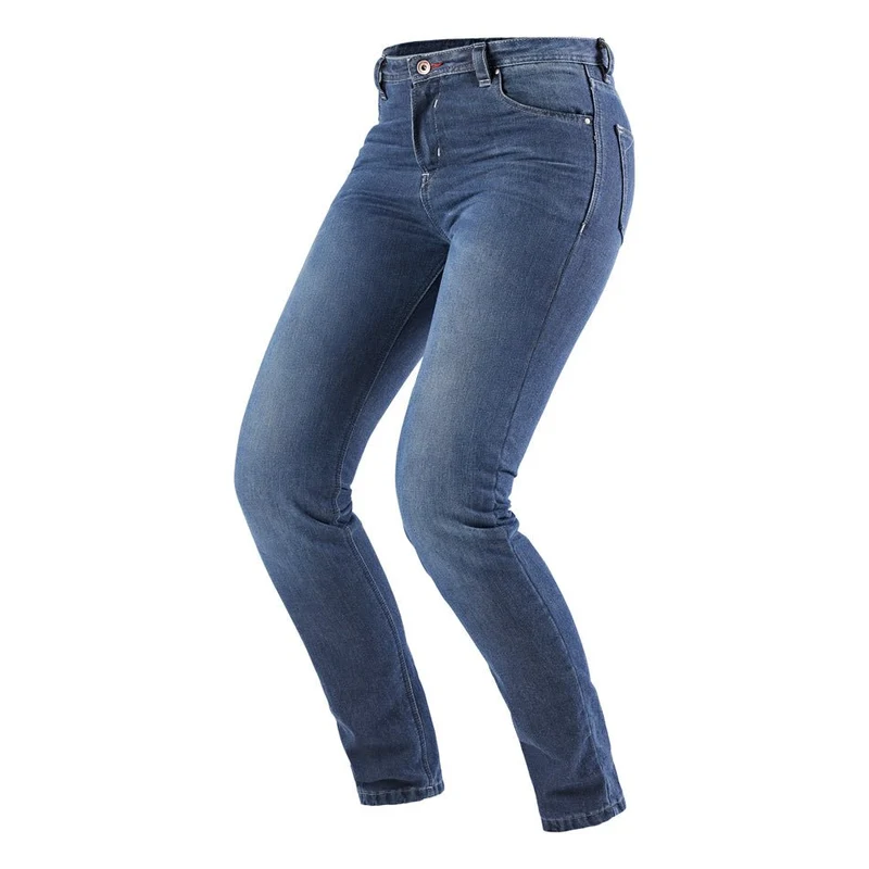 Pantalon Moto Femme Furygan KATE X KEVLAR® STRAIGHT Blue — CE AAA | Été