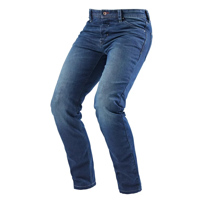 Jean Moto Kevlar Homme — Medium Blue Straight | D3O® Ghost™ CE AA
