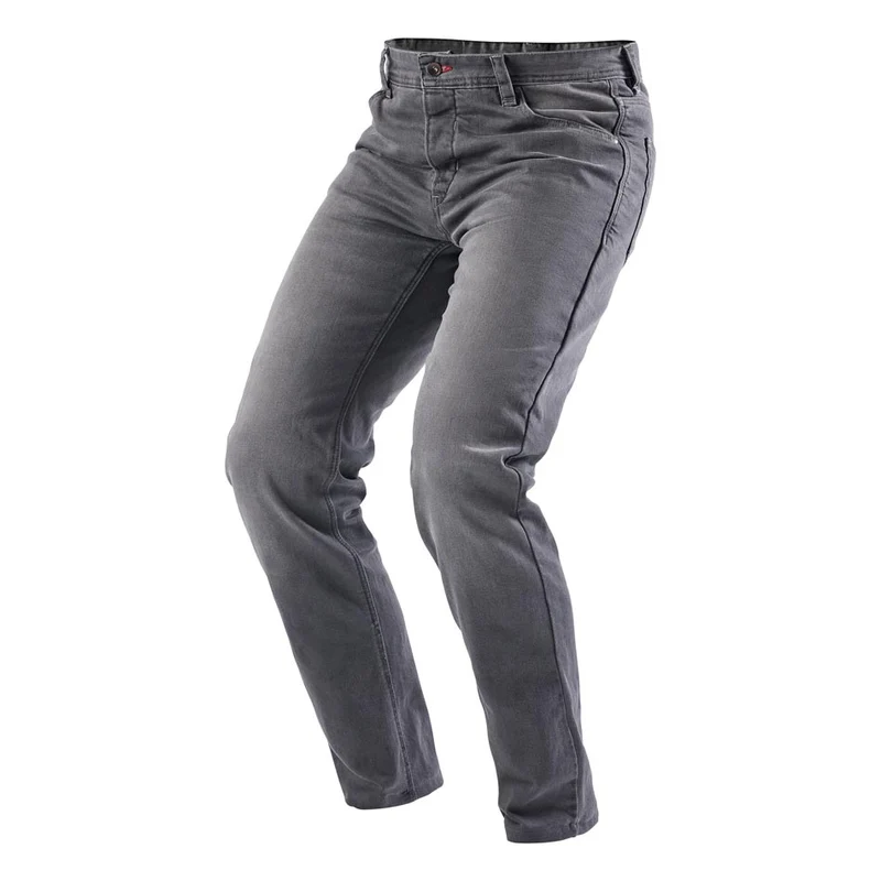 Jean Moto Kevlar Homme — Gris Straight | D3O® Ghost™ CE AA