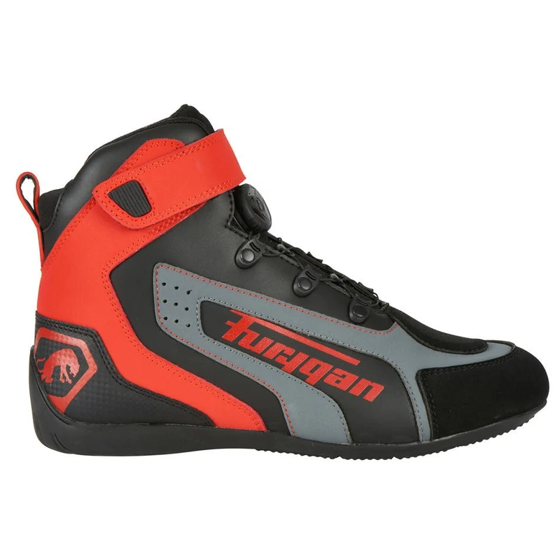Chaussures Moto Homme Furygan V4 EASY Noir-Rouge — CE A
