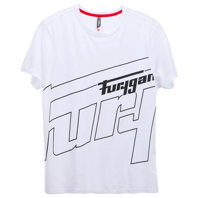 Vêtements Lifestyle Furygan T-SHIRT RAGE Blanc-Noir