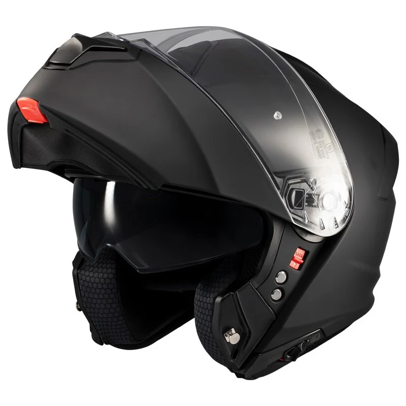 Casque Modulable MT Helmet Genesis SV Pure A1 Noir Mat - Homologué ECE 22.06