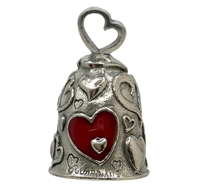 Cloche Guardian Bell® - Modèle Cœur Rouge Passion (Exclusivité 2026)