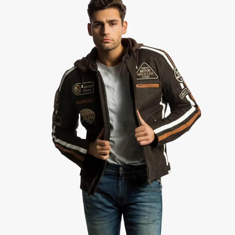 Blouson moto Cuir Vintage Homme : HERITAGE 58™