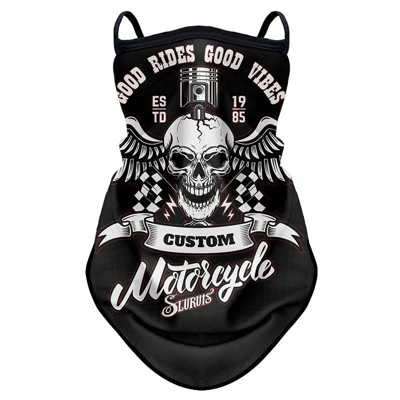 Tour de Cou Moto Custom | WINGEDSKULL