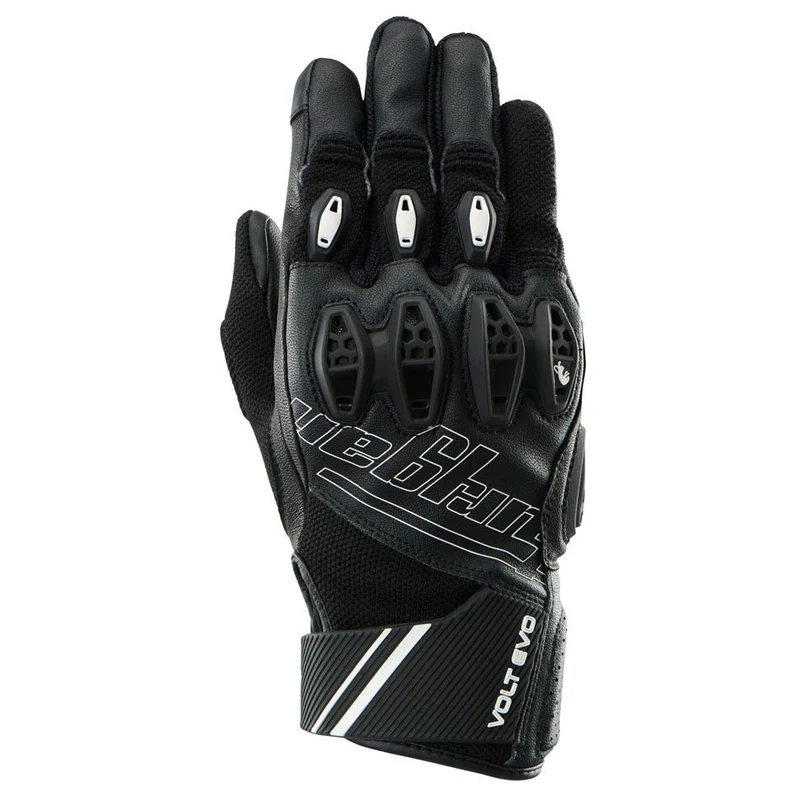 Gants Moto Cuir Homme Furygan VOLT EVO Noir-Blanc | Été