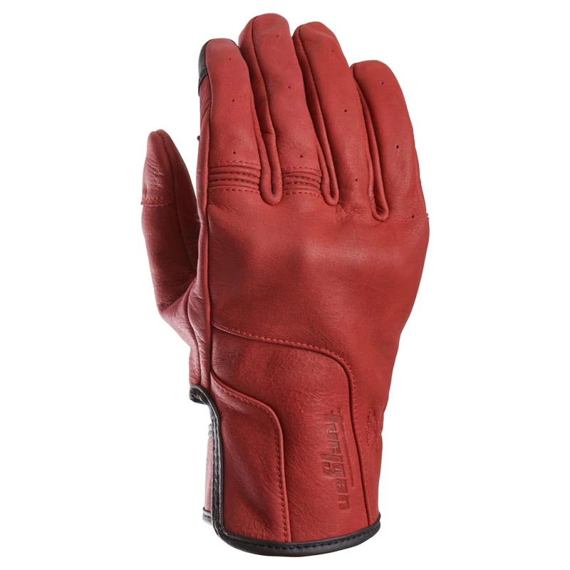 Gants Moto Cuir Femme Furygan TD VINTAGE LADY D3O® Bordeaux | Été