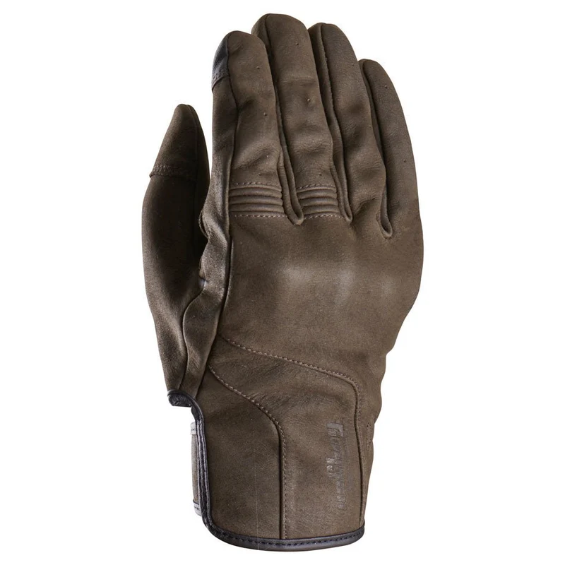 Gants Moto Cuir Homme Furygan TD VINTAGE D3O® Marron | Été