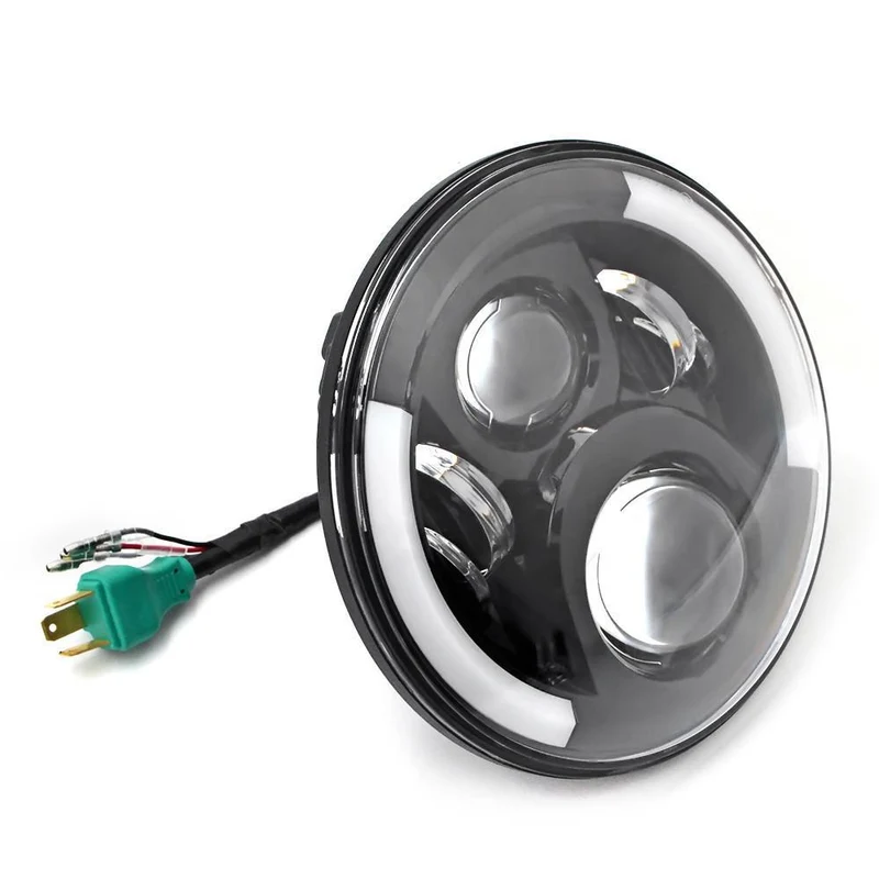 Phare LED 7" avec feu diurne et clignotants
