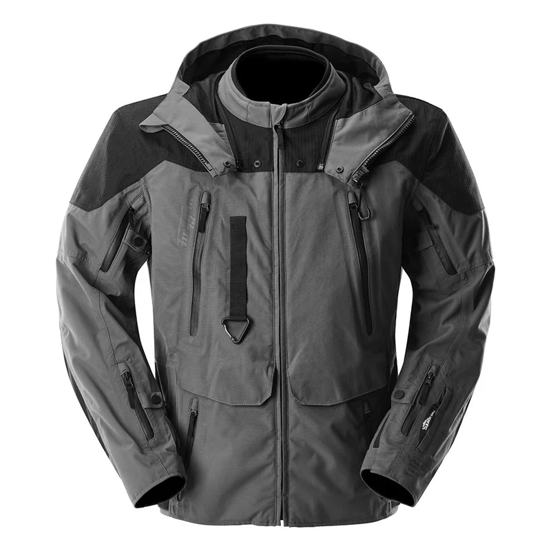 Blouson Moto Homme Furygan KALAHARI Anthracite-Noir — CE AA